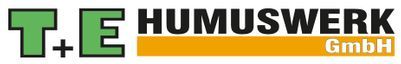Logo der T+E Humuswerk GmbH mit grünen und orangen Elementen auf weißem Hintergrund. TEAtherm in Dinkelsbühl